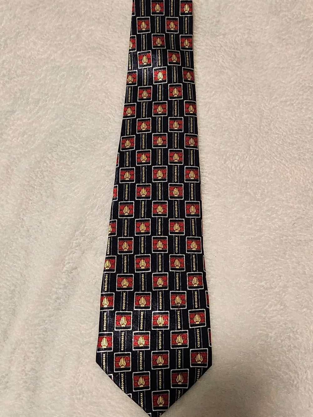Vintage Picasso Masterpiece Collection Silk Geometric Art Necktie